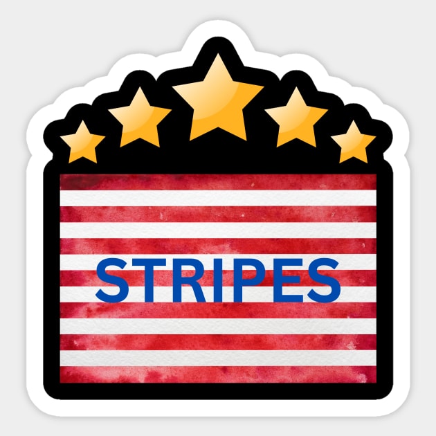 stars and stripes Sticker by Joy-Graphix